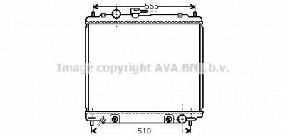 AVA QUALITY COOLING mt2138 -  Радиатор, охлаждение двигателя
